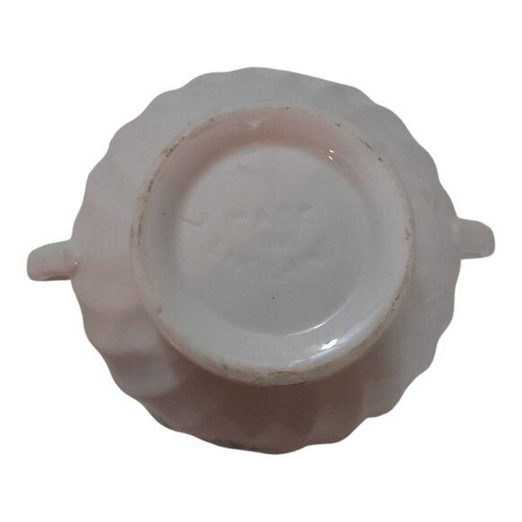 Vintage Porcelain Sugar Bowl with Lid, Blue Floral Pattern, Silver Trim, 4 Inch - Picture 8 of 8